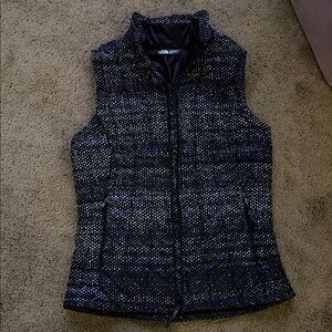 The North Face Women's Black, Pink and White Vest